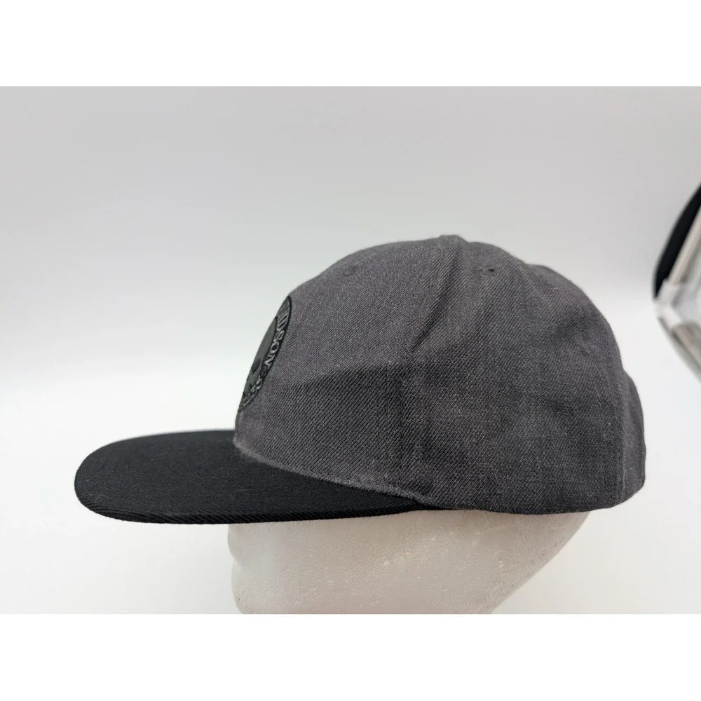 Harley-Davidson Sturgis South Dakota Willie G Skull Snapback Hat Gray Black Hat